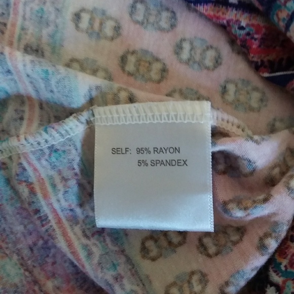Rose & Olive Boho Print Tank Top - Picture 6 of 6